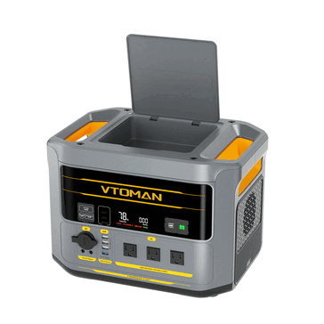 Портативная электростанция Vtoman FlashSpeed 2400 имеет дизайн с плоским верхом
