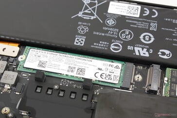 Можно установить два M.2 2280 SSD с интерфейсом PCIe 4
