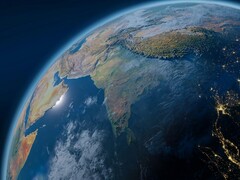 Иллюстрация, изображающая Землю.