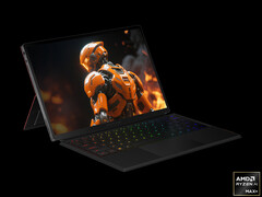 OneXPlayer Super X будет доступен на Kickstarter в конце сентября 2025 года. На снимке: промо-фотография игрового портативного устройства. (Источник изображения: OneXPlayer)