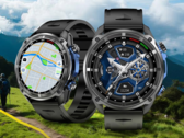 Смарт-часы Rogbid GeoX1 (на фото - двое таких часов, отображающих разные вещи) оснащены 1,43-дюймовым AMOLED-дисплеем. (Источник изображения: Rogbid)