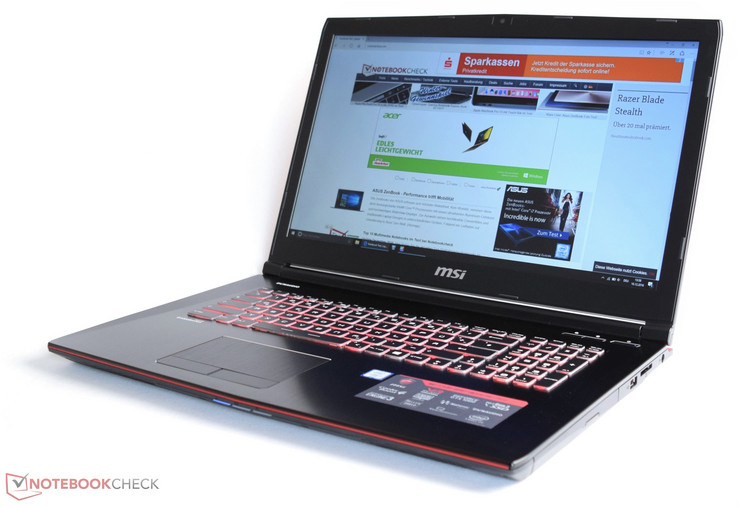 Сегодня в обзоре: MSI GE72VR 6RF. Благодарим представительство MSI в Германии за тестовый образец.