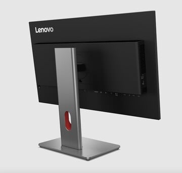 Вид сзади монитора Lenovo P27UL с OLED-экраном.