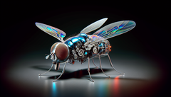 Китайский микродрон имеет длину около 0,51 дюйма. (Источник изображения: DallE3)