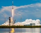 Запуск спутника Starlink с помощью ракеты Falcon 9. (Источник изображения: SpaceX)