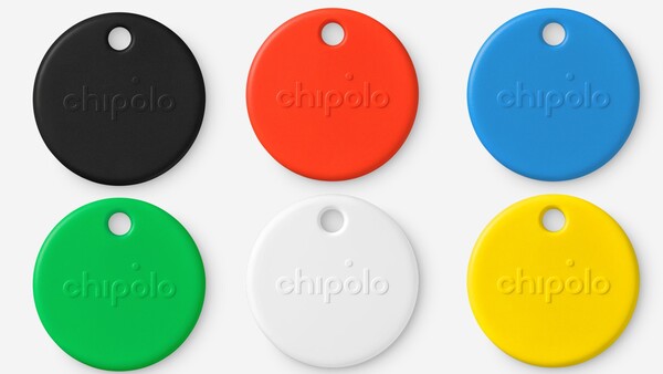 Chipolo Pop доступен в шести цветовых вариантах. (Источник изображения: Chipolo)