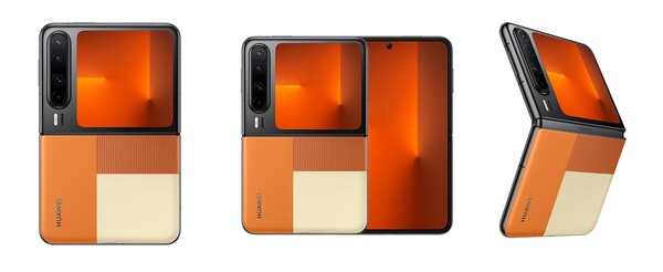 Huawei Pura X Стильный оранжевый.