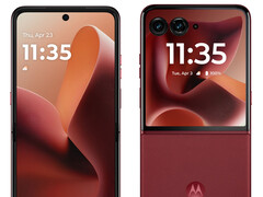 Рио-красный будет одним из четырех цветов Razr 60 Ultra на старте продаж. (Источник изображения: через Evan Blass)