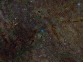 Составное изображение, показывающее участок межзвездной среды, просвеченный рентгеном на наличие серы (Источник изображения: DSS, DECaPS, eRosita и NASA; обрезано)