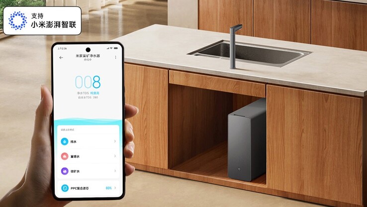 Xiaomi Mijia Rich Mine Water Purifier 1200G. (Источник изображения: Xiaomi)