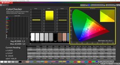 CalMAN ColorChecker (после калибровки)