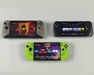 Вид сверху вниз трех портативных игровых консолей, включая MSI Claw A8, ASUS ROG Ally X и MSI Claw 8 AI+ (Источник изображения: ETA PRIME через YouTube)