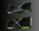 Графические процессоры RTX 5080 и RTX 5090 (Источник изображения: Nvidia)
