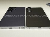 Samsung Galaxy S25 Edge почти на 30% тоньше, чем Galaxy S25 Ultra. (Источник изображения: @OnLeaks / Android Headlines)