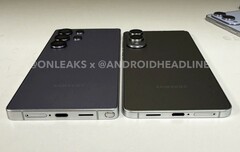 Samsung Galaxy S25 Edge почти на 30% тоньше, чем Galaxy S25 Ultra. (Источник изображения: @OnLeaks / Android Headlines)