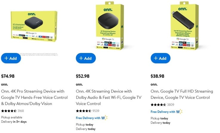 Теперь он представлен на сайте Walmart.ca.