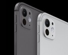 Apple iPad Pro M5 в черном и серебристом цветах, демонстрирующий тонкий корпус и одинарную заднюю камеру. (Источник изображения: Apple)