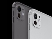 Apple iPad Pro M5 в черном и серебристом цветах, демонстрирующий тонкий корпус и одинарную заднюю камеру. (Источник изображения: Apple)