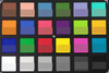 ColorChecker Passport: исходный цвет представлен в нижней части каждого блока 