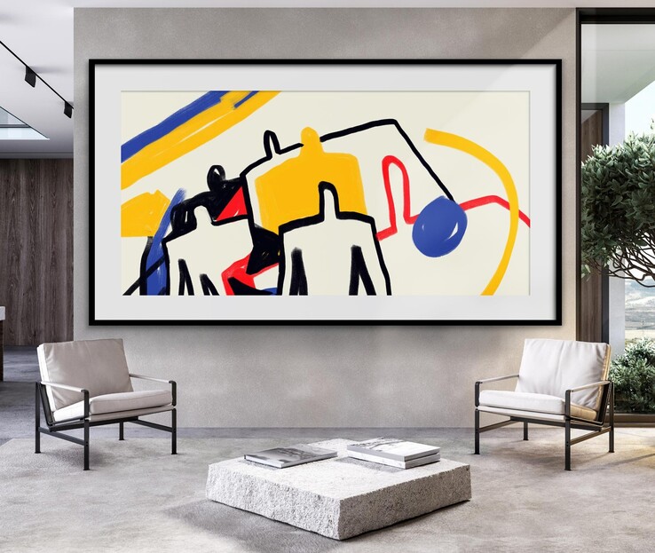 Активный микросветодиодный дисплей LG Magnit Active может показывать шедевры искусства, когда он не используется активно. (Источник изображения: LG)