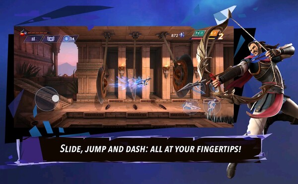 Игра Prince of Persia: The Lost Crown имеет сенсорное управление, но также поддерживает контроллер. (Источник изображения: Ubisoft)