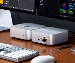Satechi CubeDock внешне очень похож на Mac mini (Источник изображения: Satechi)