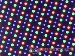 Четкий субпиксельный массив OLED RGB