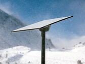 Тарелка Starlink Standard Kit во время снегопада. (Источник изображения: SpaceX)