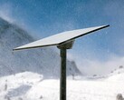 Тарелка Starlink Standard Kit во время снегопада. (Источник изображения: SpaceX)