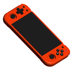 XU40 H55, похоже, создан по образцу Switch Lite, но с измененным расположением d-pad и левого джойстика. (Источник изображения: XU Retro через Retro Handhelds)