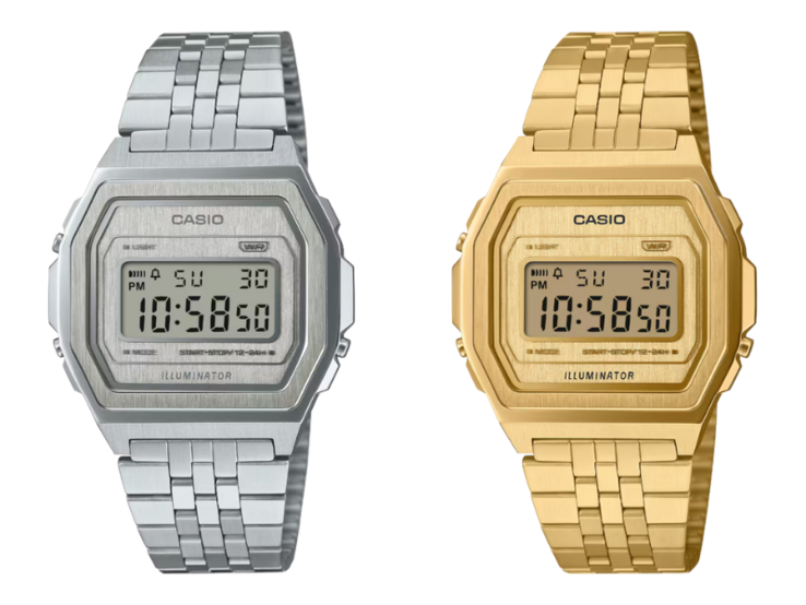 Часы Casio Vintage A1000A-7 (слева) и A100G-9 (справа). (Источник изображения: Casio)