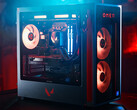 Новая лимитированная модель Omen 35L имеет дизайн в стиле Valorant. На фото: игровой настольный компьютер. (Источник изображения: HP)