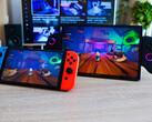 Nintendo Switch OLED против OneXplayer X1 Pro - Смурфики 2. (Источник изображения: Marc Herter/ Notebookcheck)