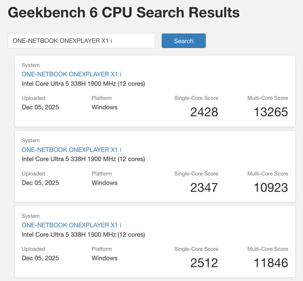 (Источник изображения: Geekbench)