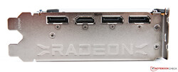 Коннекторы тестовой AMD Radeon RX 6700 XT