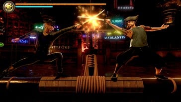 На картинке: Скриншот игрового процесса из игры Like a Dragon: Pirate Yakuza in Hawaii.