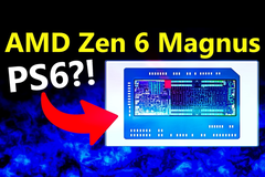 Скриншот видео, на котором изображено то, что может быть APU Zen 6 (источник изображения: YouTube-канал Moore&#039;s Law Is Dead)