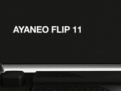 Официальный тизер Flip 11 от Ayaneo демонстрирует физическую кнопку, расположенную на задней панели. (Источник изображения: Ayaneo - отредактировано)