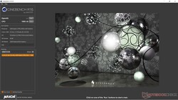 Cinebench R15 (питание от батареи)