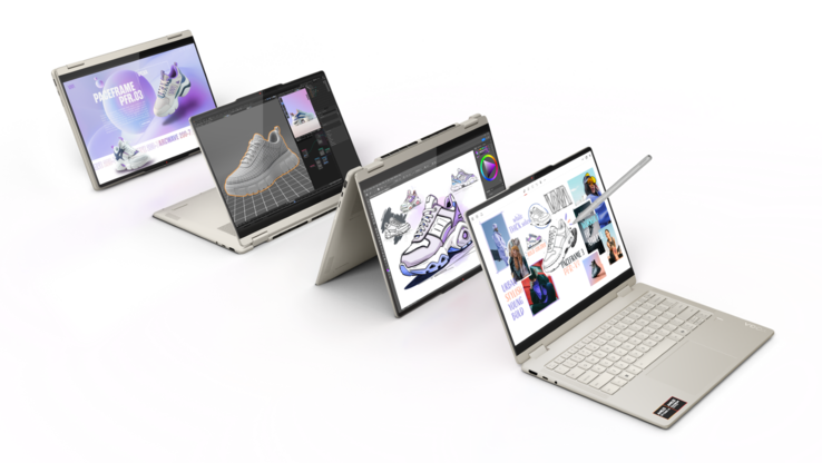 Конвертируемый ноутбук Lenovo Yoga 2-в-1 (14" 10) поддерживает 10-точечный мультитач (Источник изображения: Lenovo)