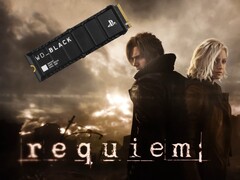 Баннер Resident Evil Requiem с изображением SSD для PS5