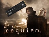 Баннер Resident Evil Requiem с изображением SSD для PS5