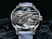 Часы Armin Strom Gravity Equal Force Ultimate Sapphire Blue (на фото) имеют 41-миллиметровый корпус из нержавеющей стали, в котором находится прозрачная сапфировая пластина циферблата. (Источник изображения: Armin Strom)