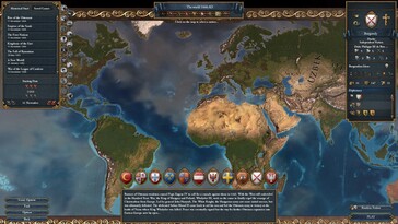 На картинке: Скриншот игрового процесса из Europa Universalis IV.