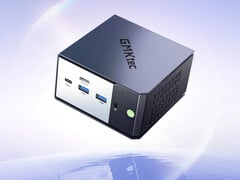 Модель EVO-X1 Pro оснащена процессором Ryzen AI 9 HX 470. На снимке: рекламное изображение, демонстрирующее переднюю панель мини-ПК.