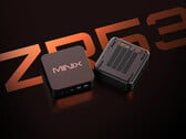 Модель ZR535 оснащена недавно представленным, но уже устаревшим процессором Ryzen 5 3501U. На снимке: рекламное изображение, демонстрирующее верхнюю и нижнюю части мини-ПК.