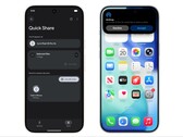 Pixel 10 Pro XL отправляет изображение на iPhone с помощью функции Quick Share. (Источник изображения: Google)