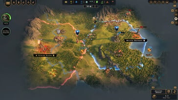 На снимке: скриншот игрового процесса из игры «SpellForce: Conquest of Eo».