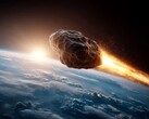 Астероид 2024 YR4 может столкнуться с Луной в 2032 году. Художественное изображение астероида, приближающегося к планете Земля. (Источник изображения: mathiasalvez, Adobe Stock)
