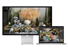 Рендер оригинального дисплея Studio Display, используемого с MacBook. (Источник изображения: Apple)
